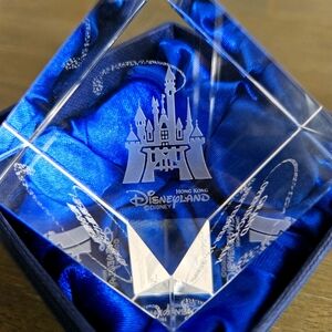 Authentic Hong Kong Disneyland Grand Opening Project Team Paperweight